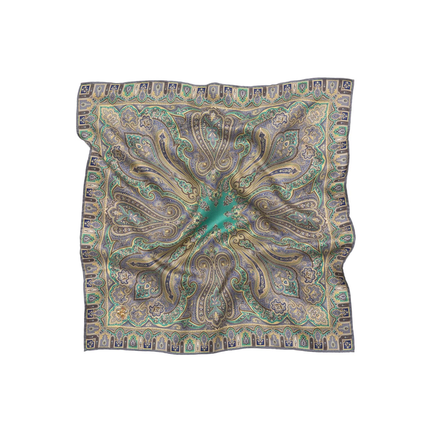Graffiti Agra Silk Pocket Square