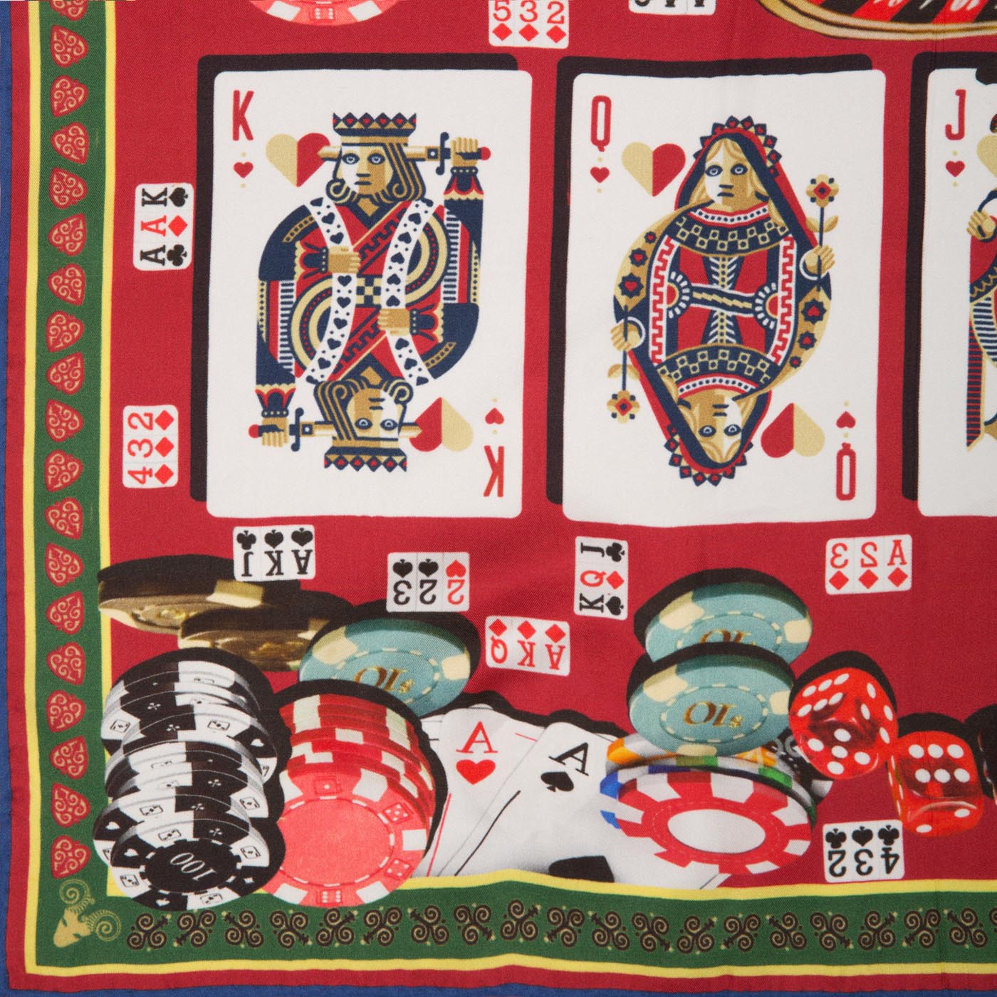 Casino Cosmos Silk Pocket Square