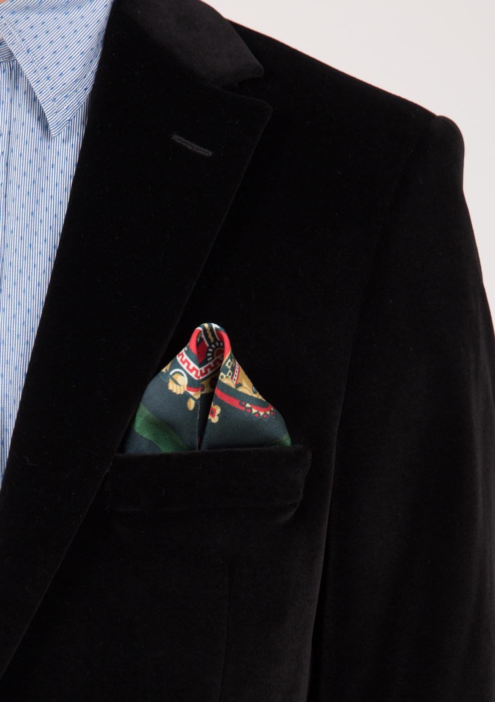 Casino Cosmos Silk Pocket Square
