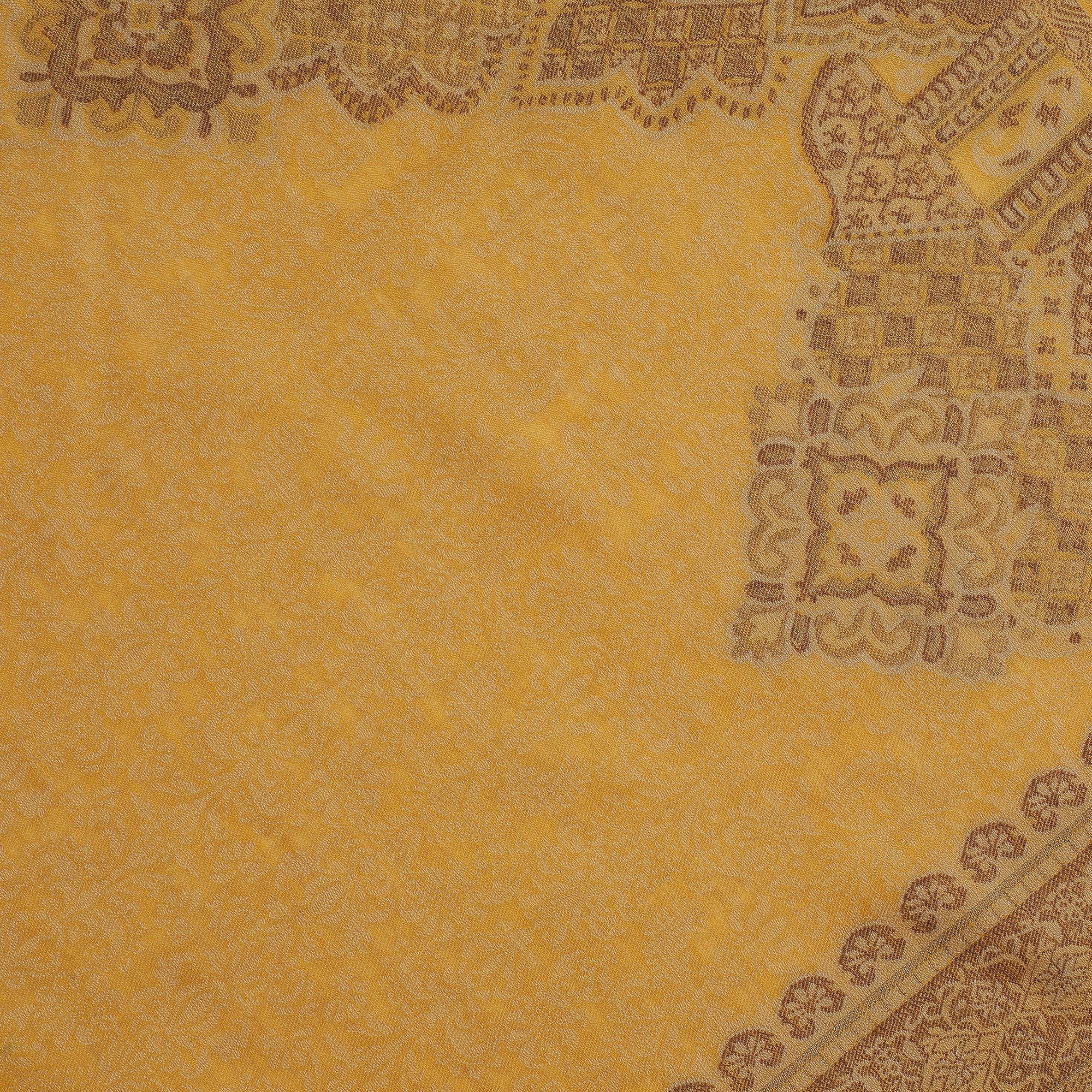 Rafat Gleaming Woven Design Wool Stole