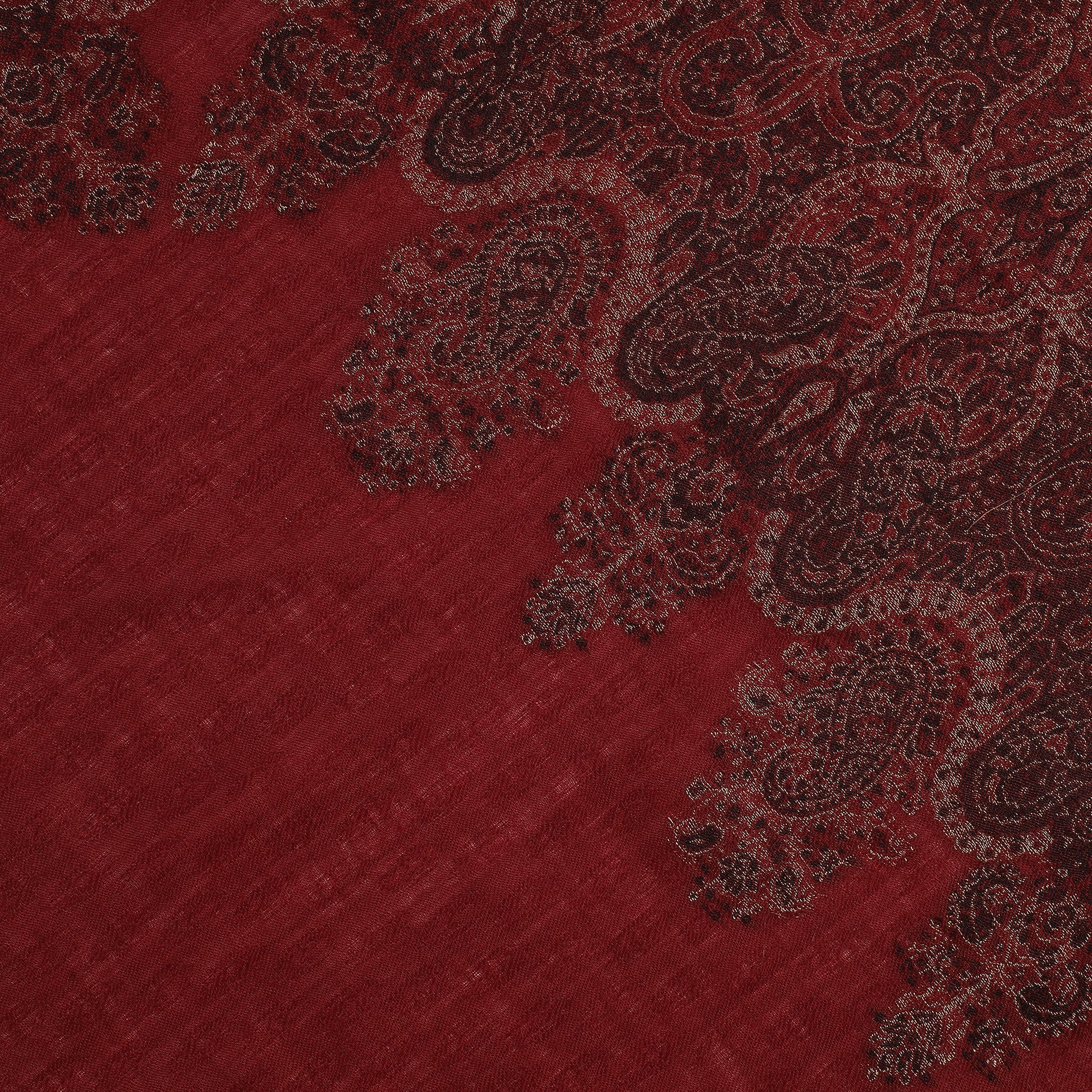 Saafia Warm Woolen Woven Design Stole
