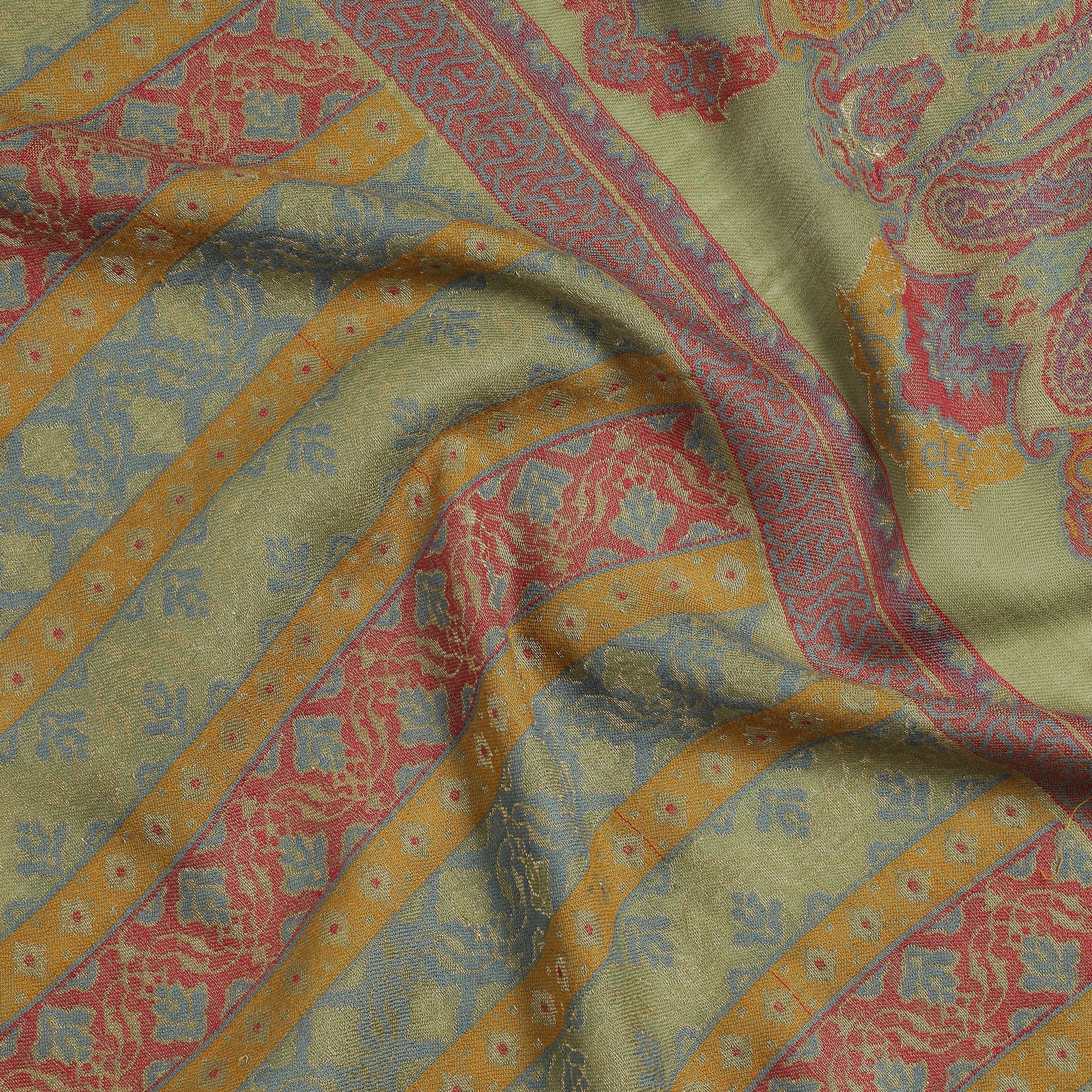 Saida Woven Design Timeless Wool Stole