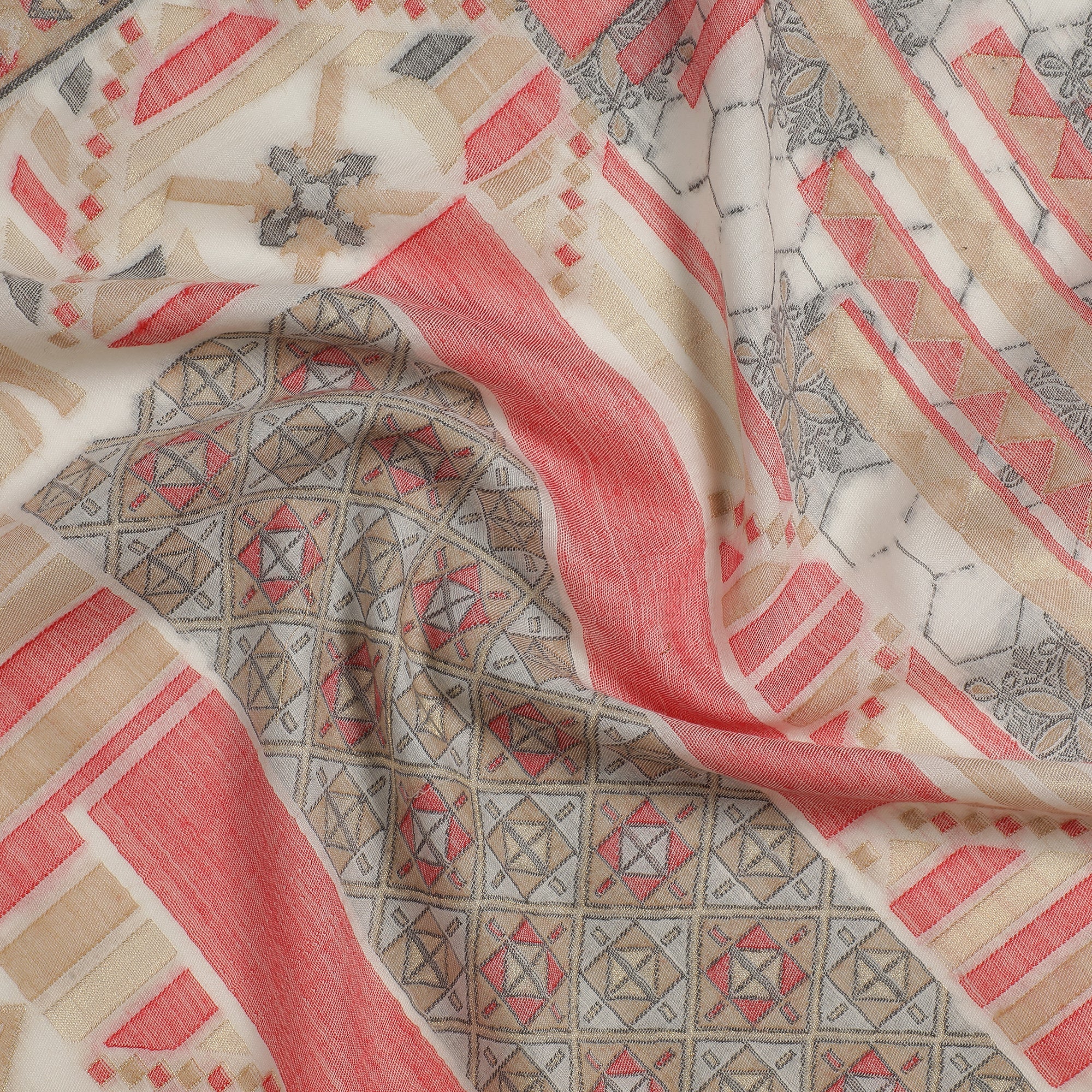 Tashi Woven Design Woolen Stole
