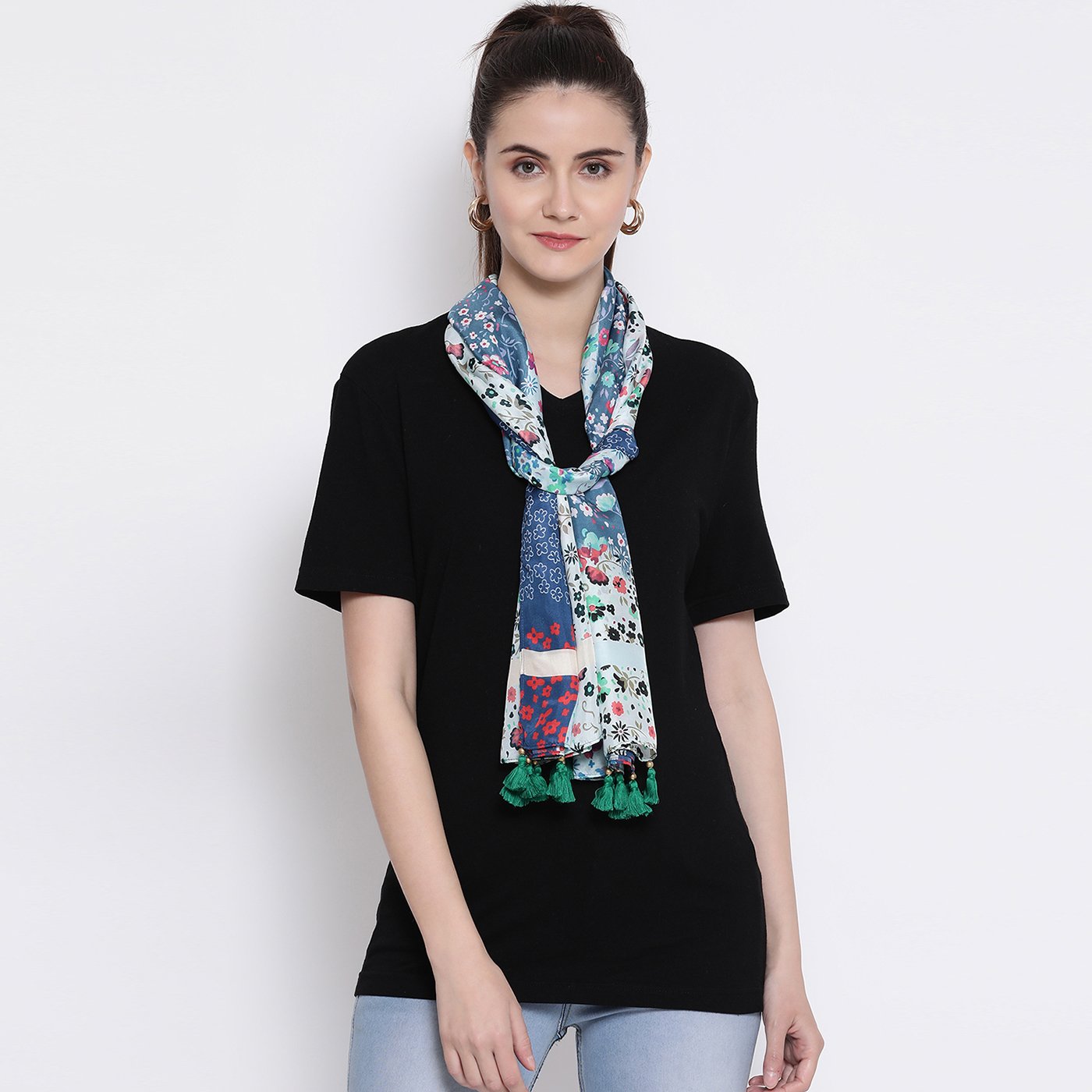 printed cotton stoles for ladies - Shingora