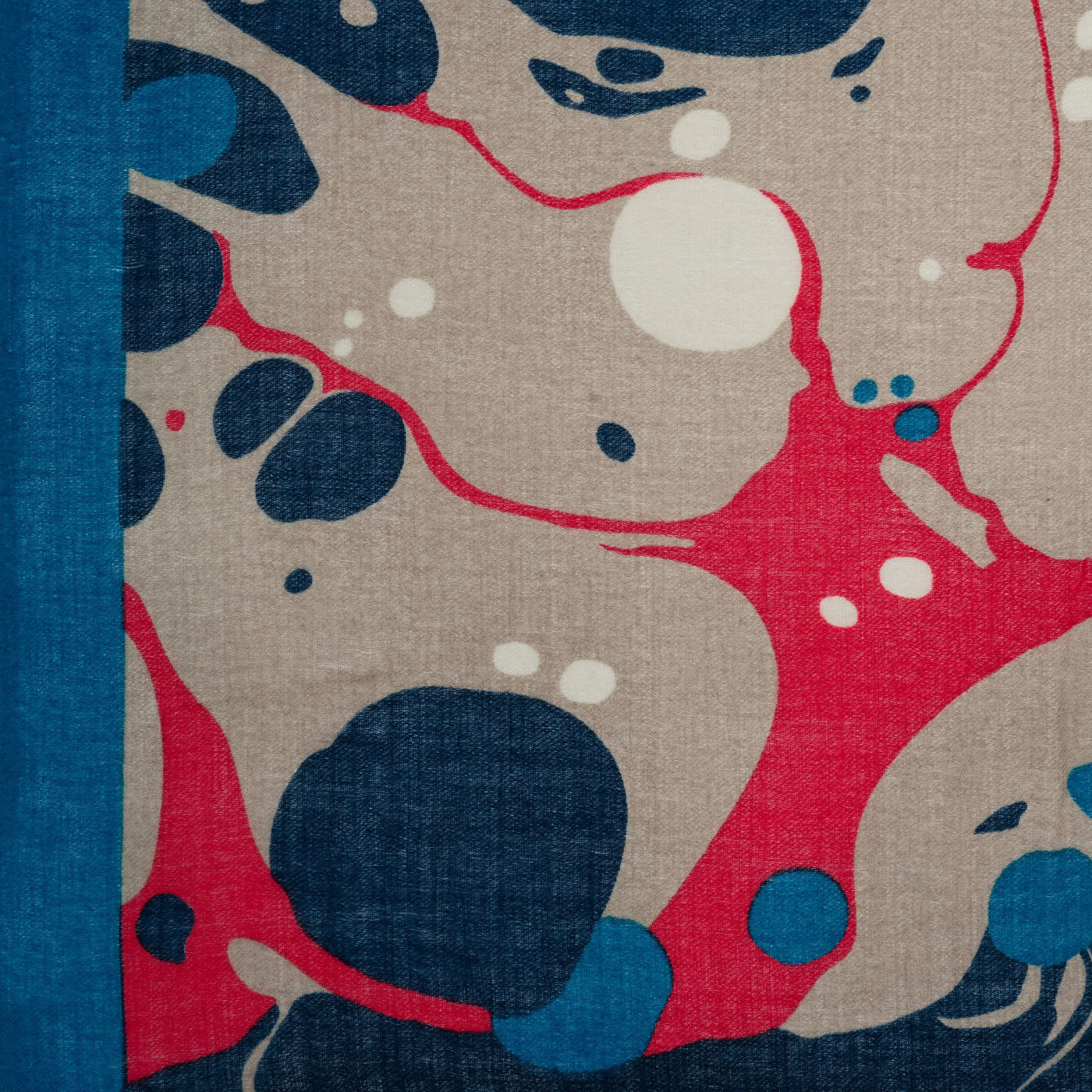 Marble River Blue Woolen Stole