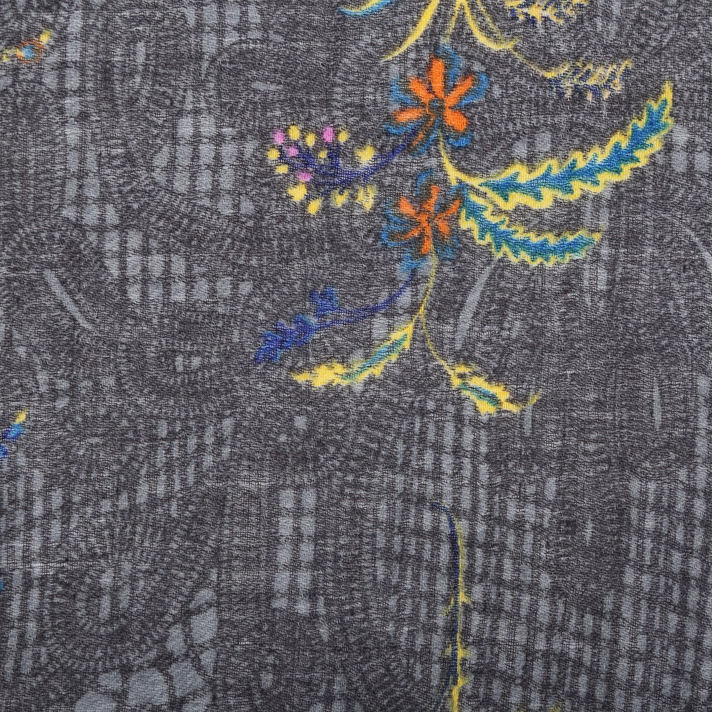 Lace Sprig Printed Woolen Stole