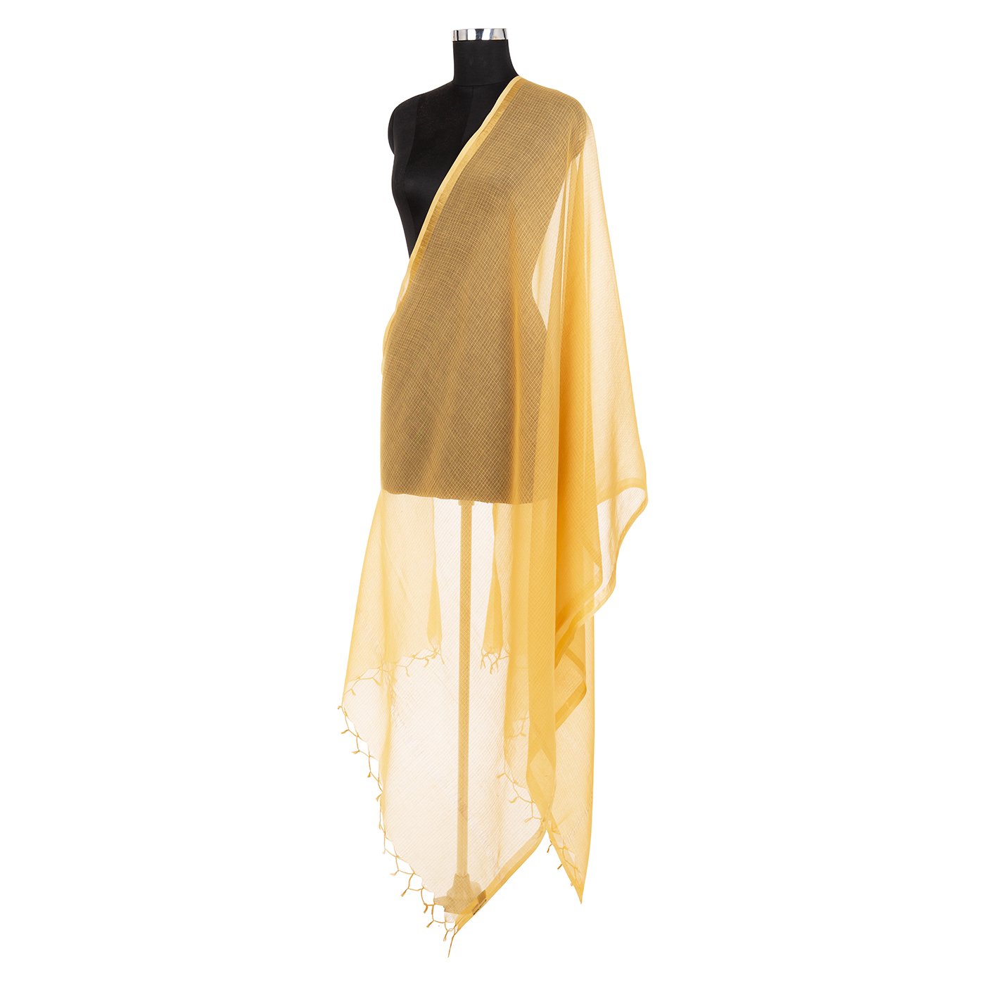 Kota Doria Cotton Zari Dupatta