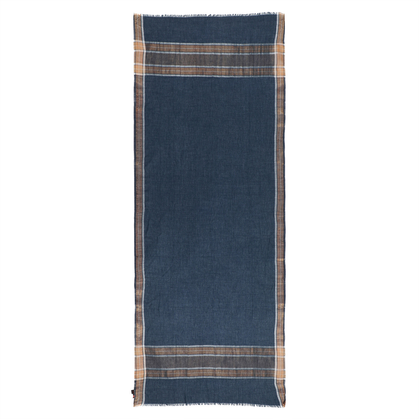 Blue Cotton Tencel Woven Dupatta