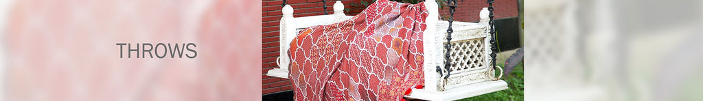 Buy Woolen & Cotton Throw Blankets for Summer | Shingora