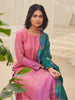 Bunai: Jacquard Woven Unstitched Suit with Dupatta