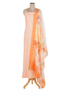 Doriya:Hazy Floral Jacquard Unstitched Suit Set