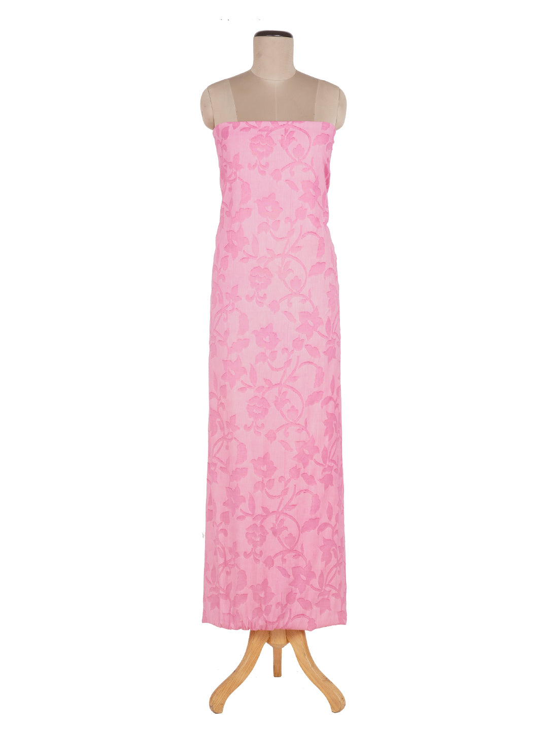 Doriya:Hazy Floral Jacquard Unstitched Suit Set