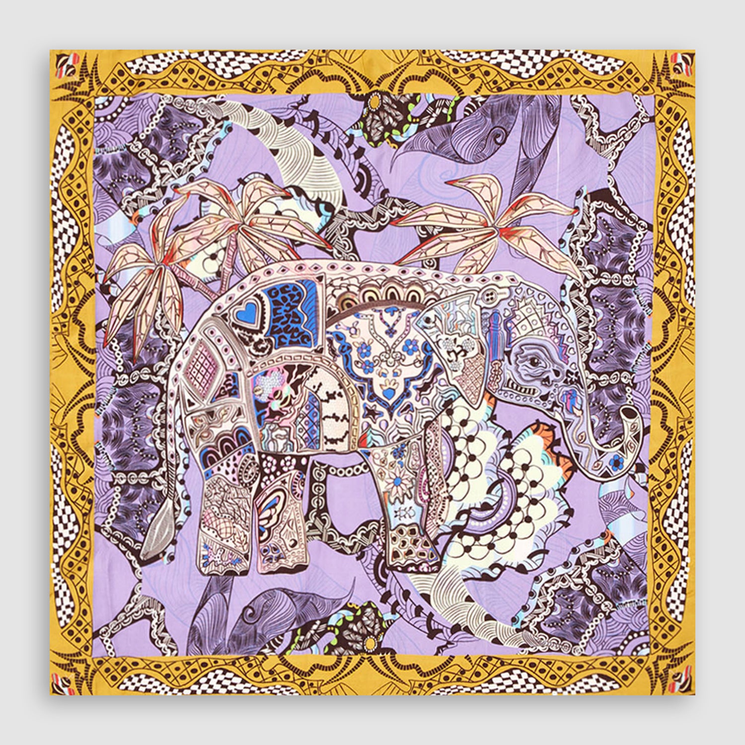 Tuskers Silk Square Scarf