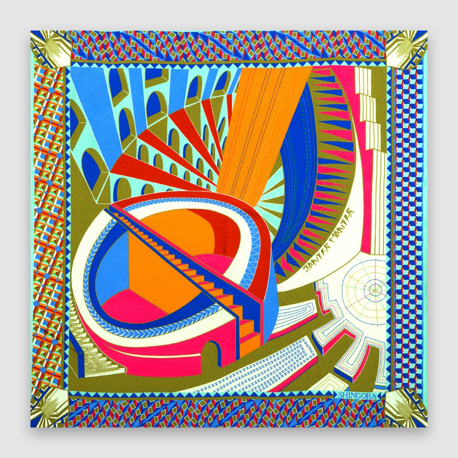 Jantar Mantar Square Scarf
