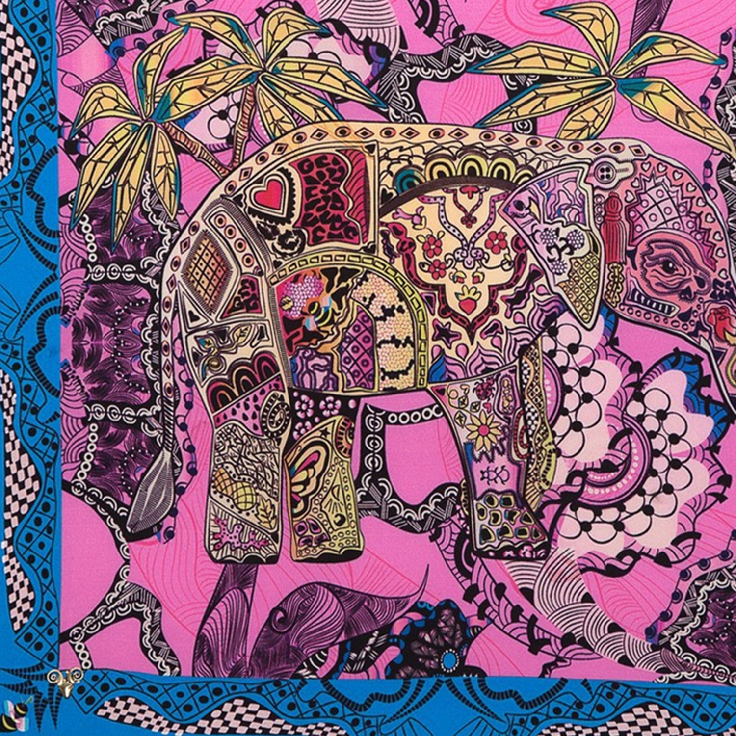 Tuskers Silk Square Scarf