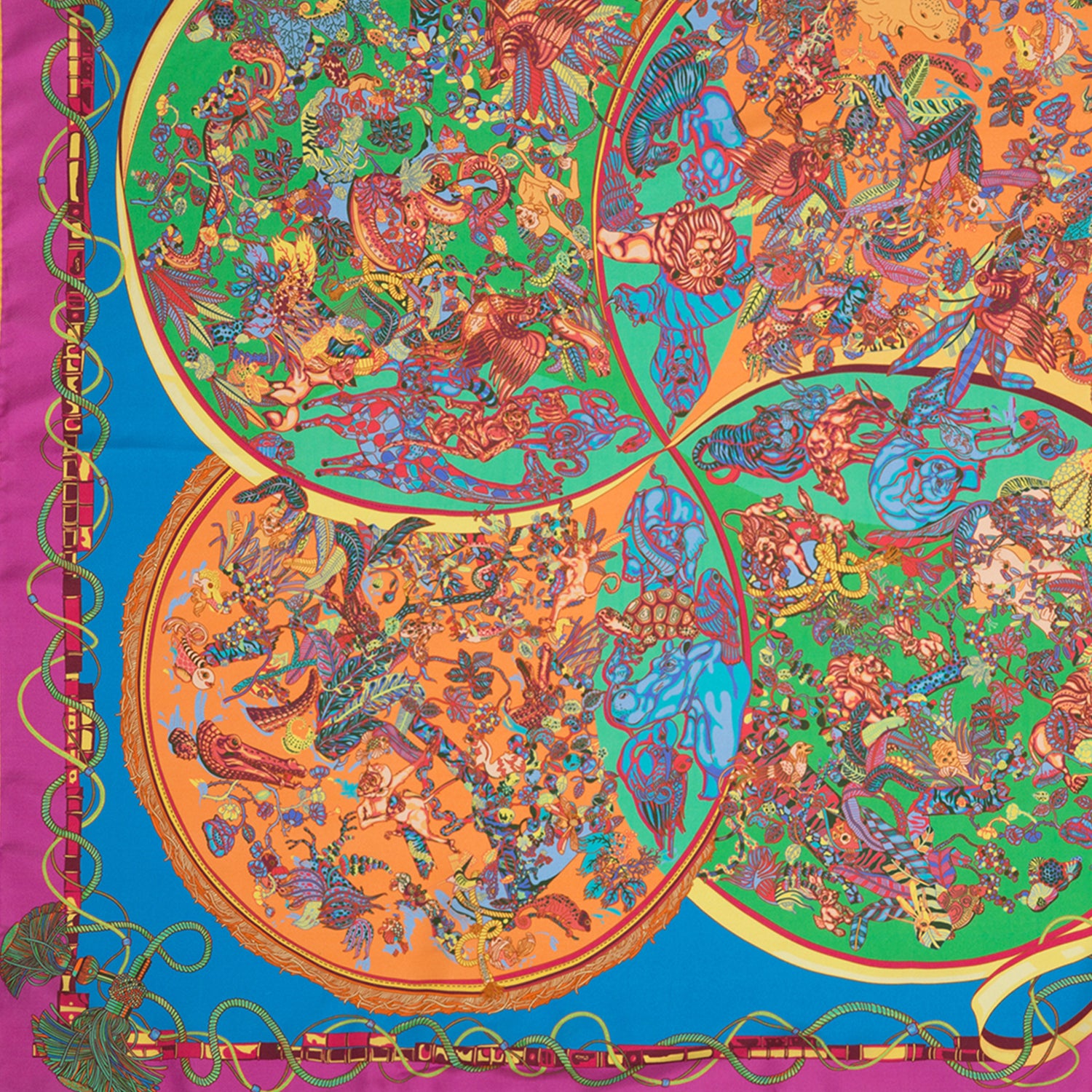 Panchtantra Tales Square Scarf