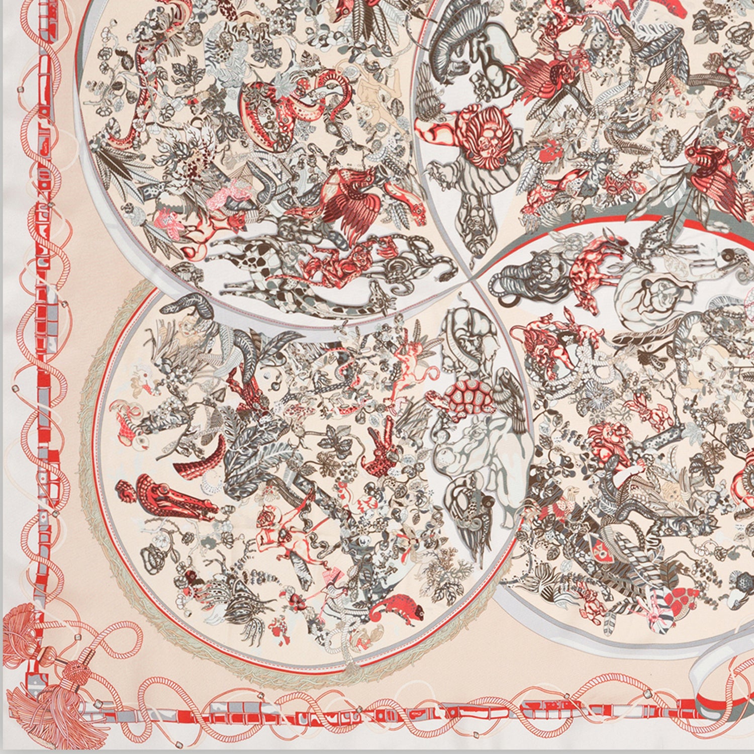 Panchtantra Tales Square Scarf