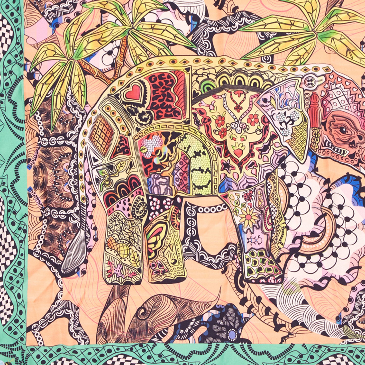 Tuskers Silk Square Scarf