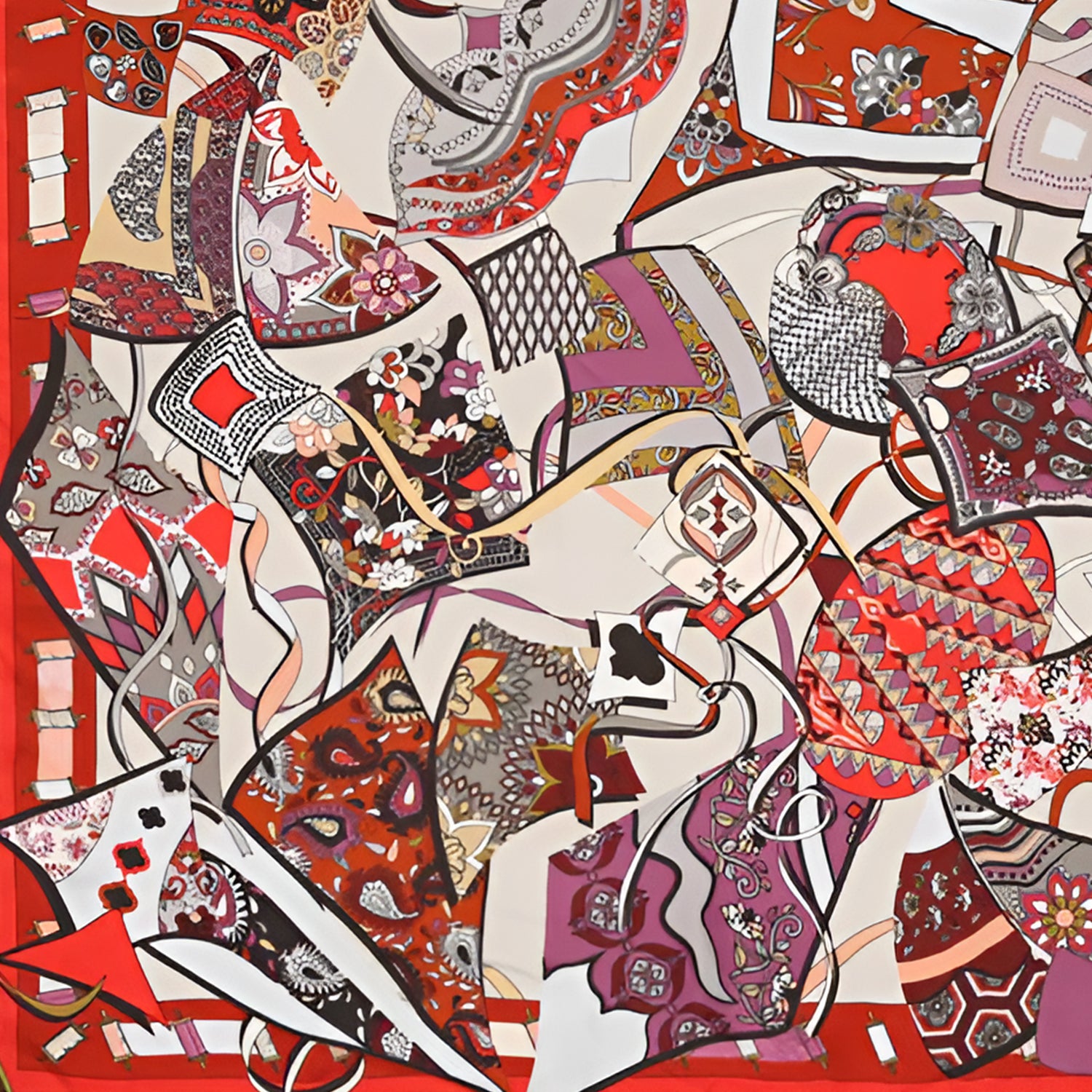 Festivals Of Kites Printed Square Scarf