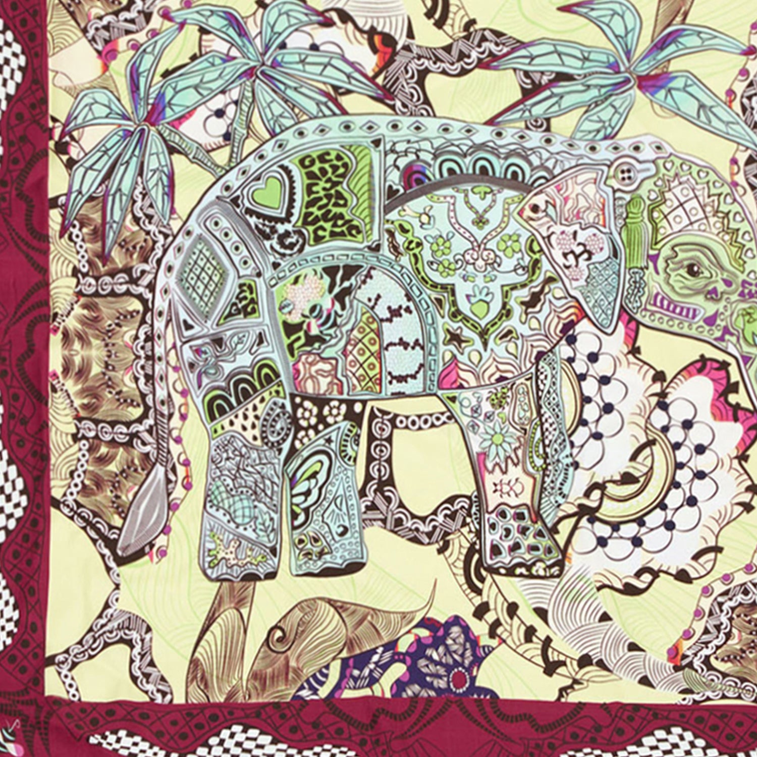 Tuskers Silk Square Scarf