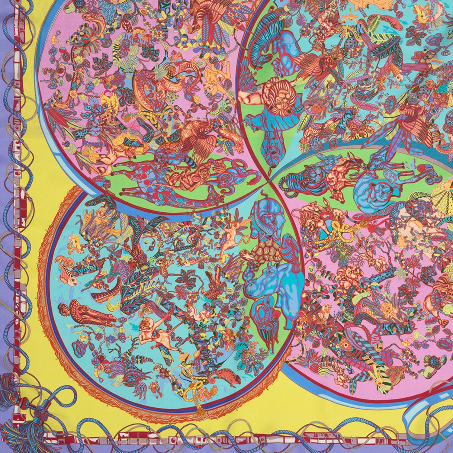 Panchtantra Tales Square Scarf