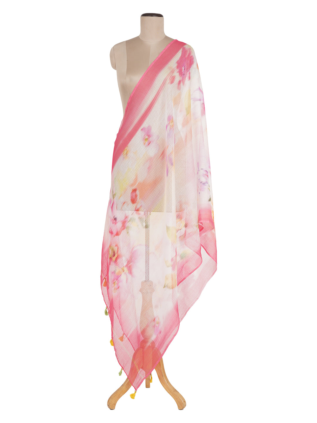 Doriya:Hazy Floral Jacquard Unstitched Suit Set