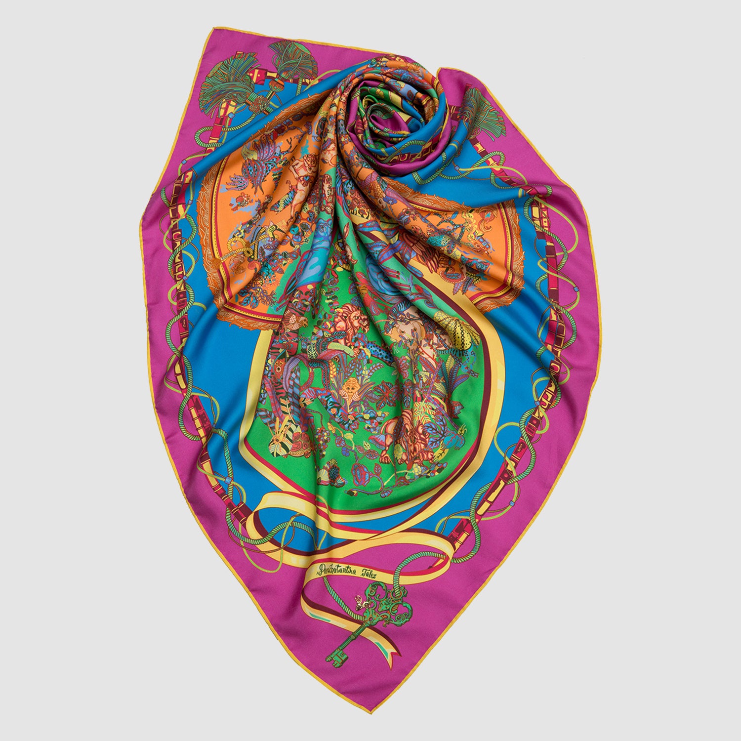 Panchtantra Tales Square Scarf