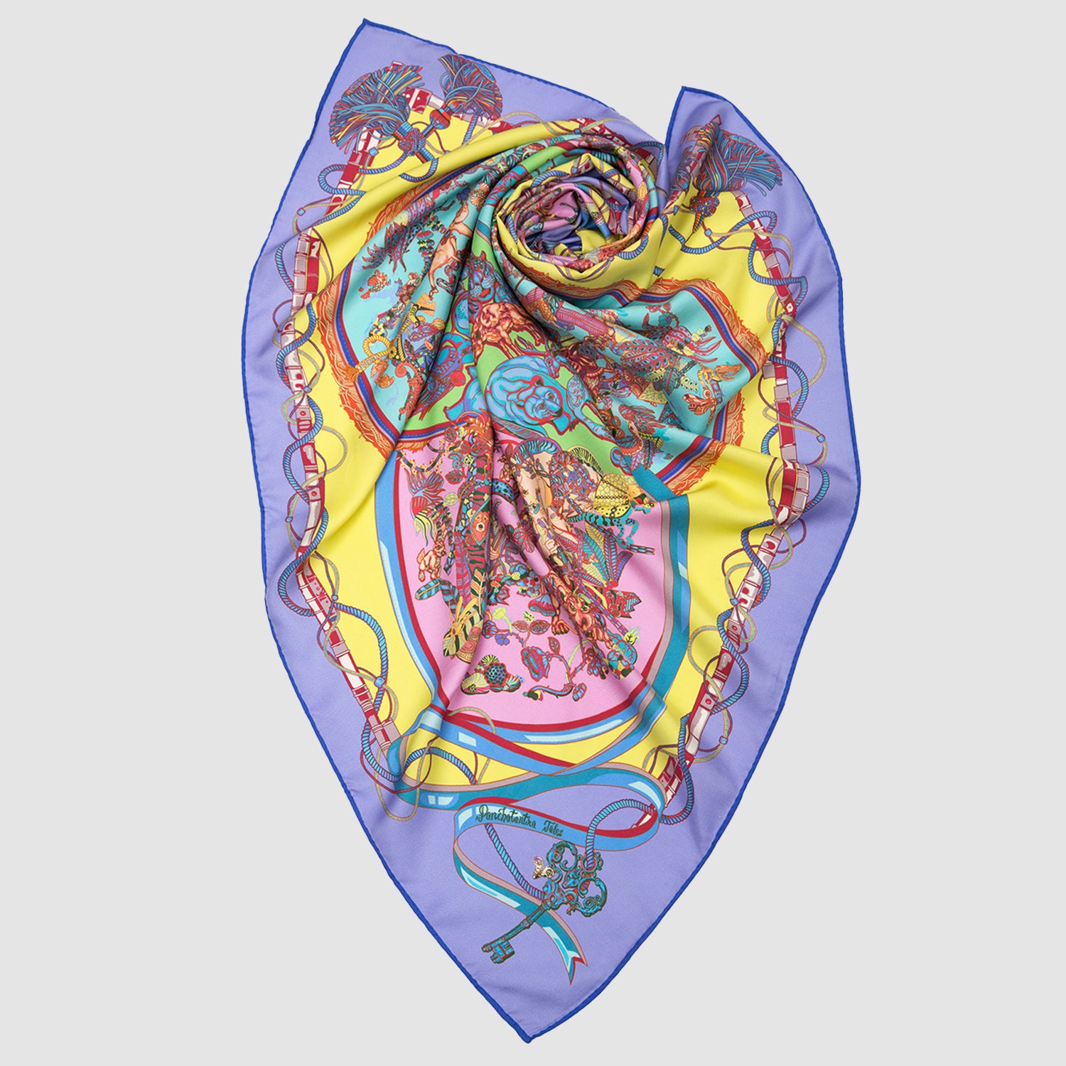 Panchtantra Tales Square Scarf