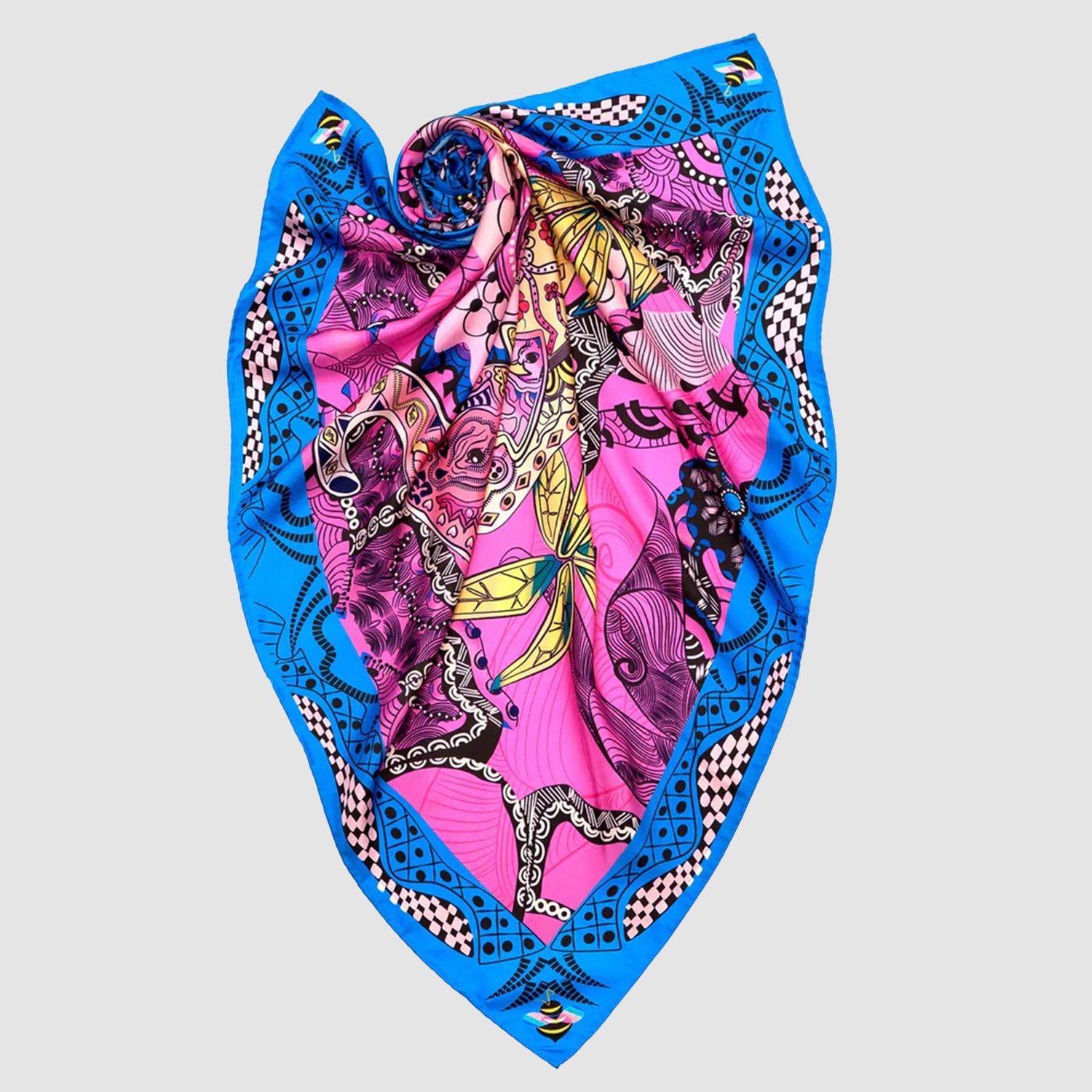 Tuskers Silk Square Scarf