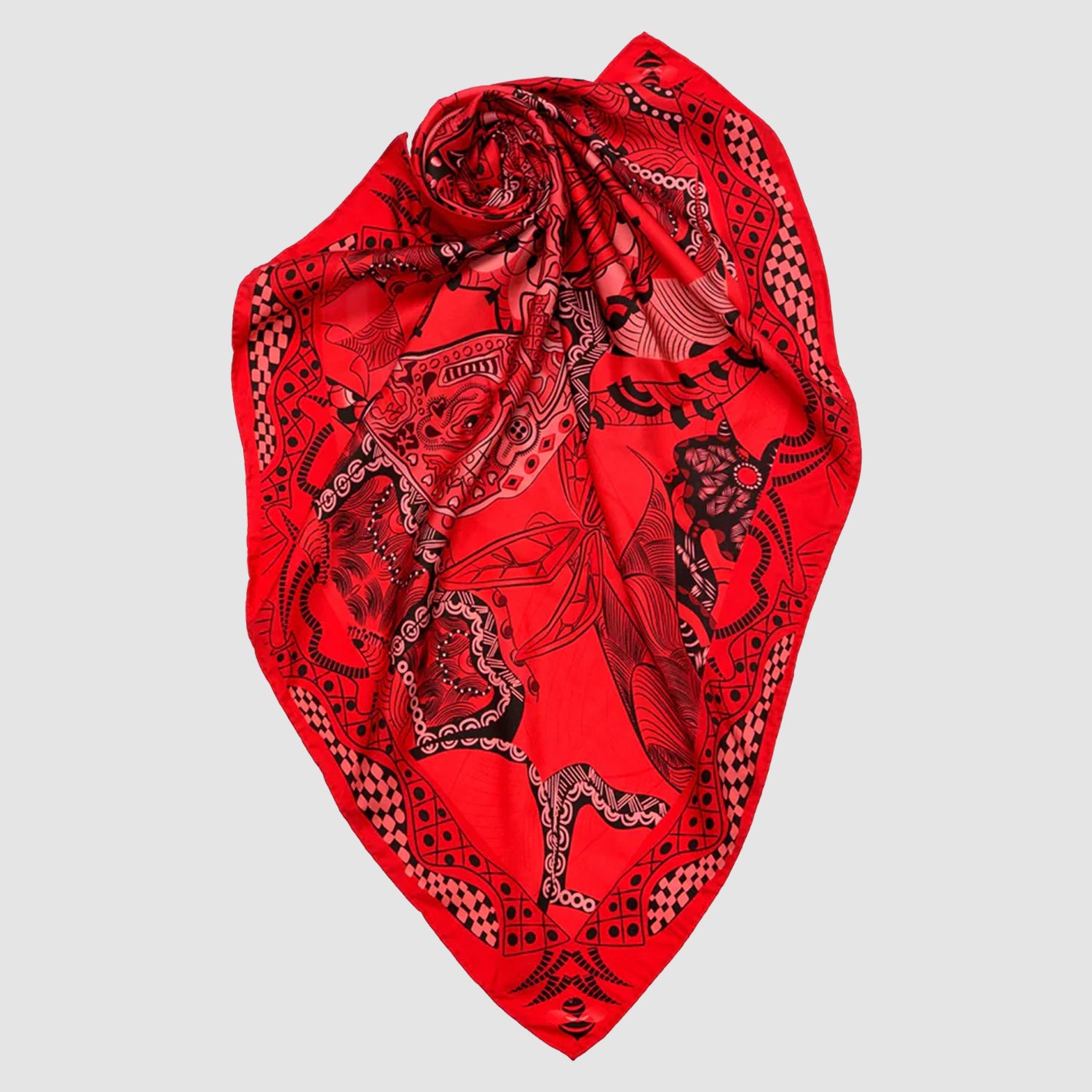 Tuskers Silk Square Scarf