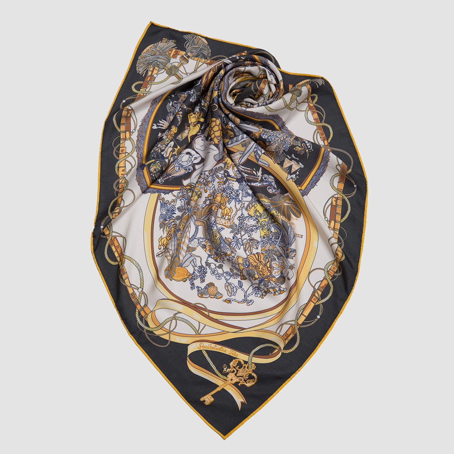 Panchtantra Tales Square Scarf