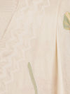 Kalla:Wreath Floral Jacquard Unstitched Suit Set