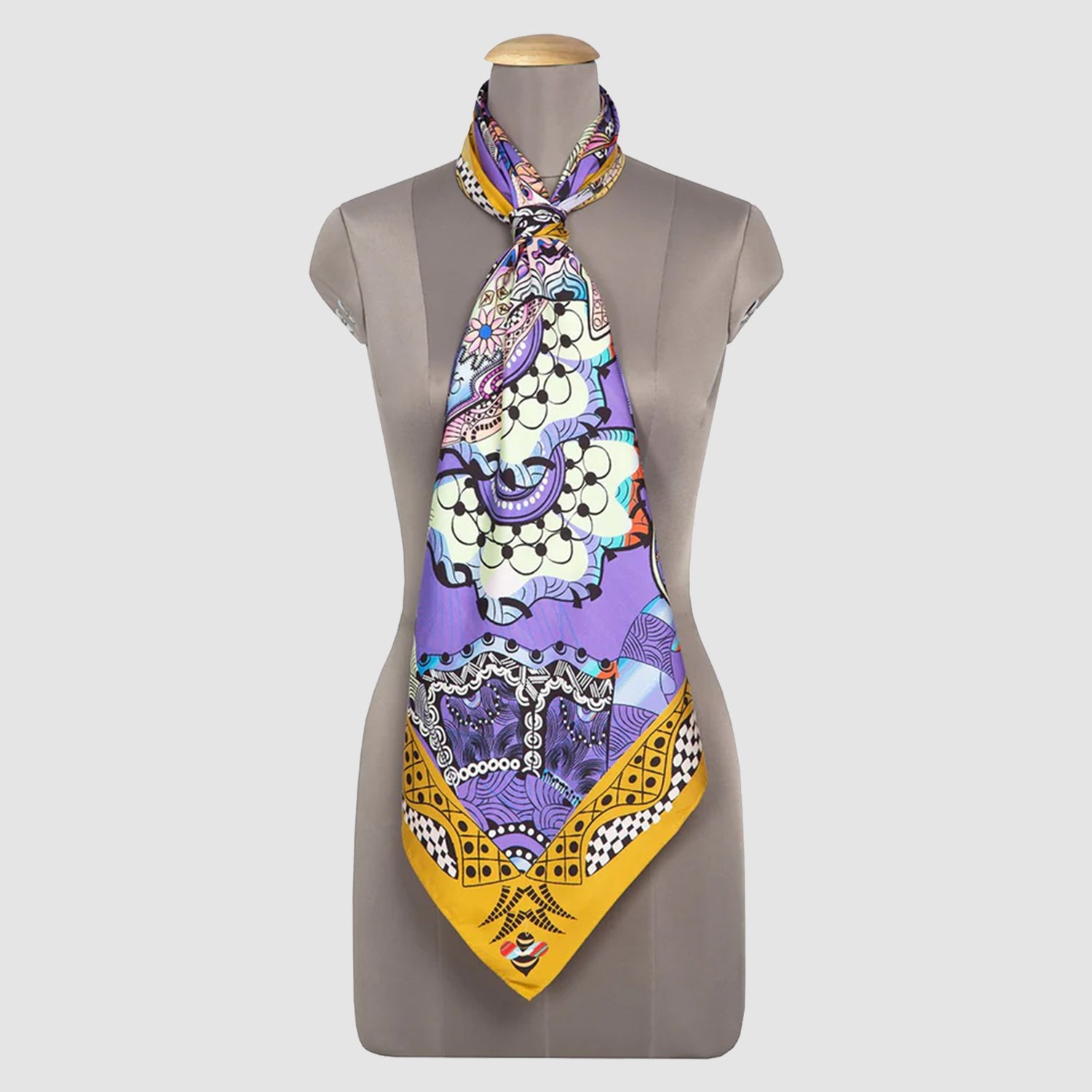 Tuskers Silk Square Scarf