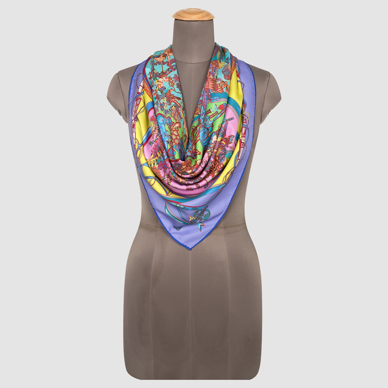 Panchtantra Tales Square Scarf
