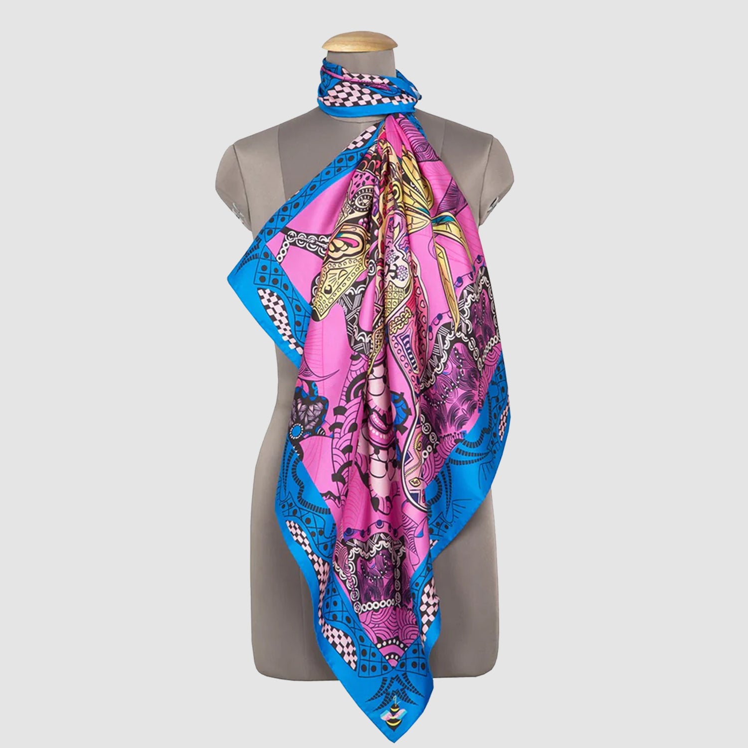 Tuskers Silk Square Scarf