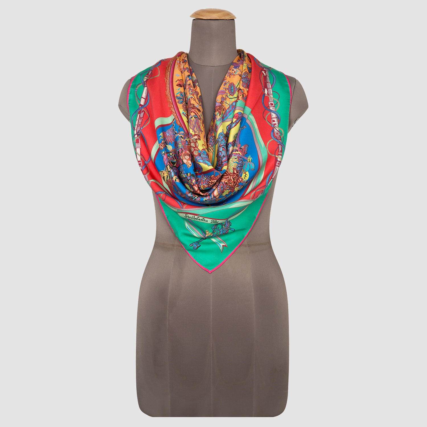 Panchtantra Tales Square Scarf