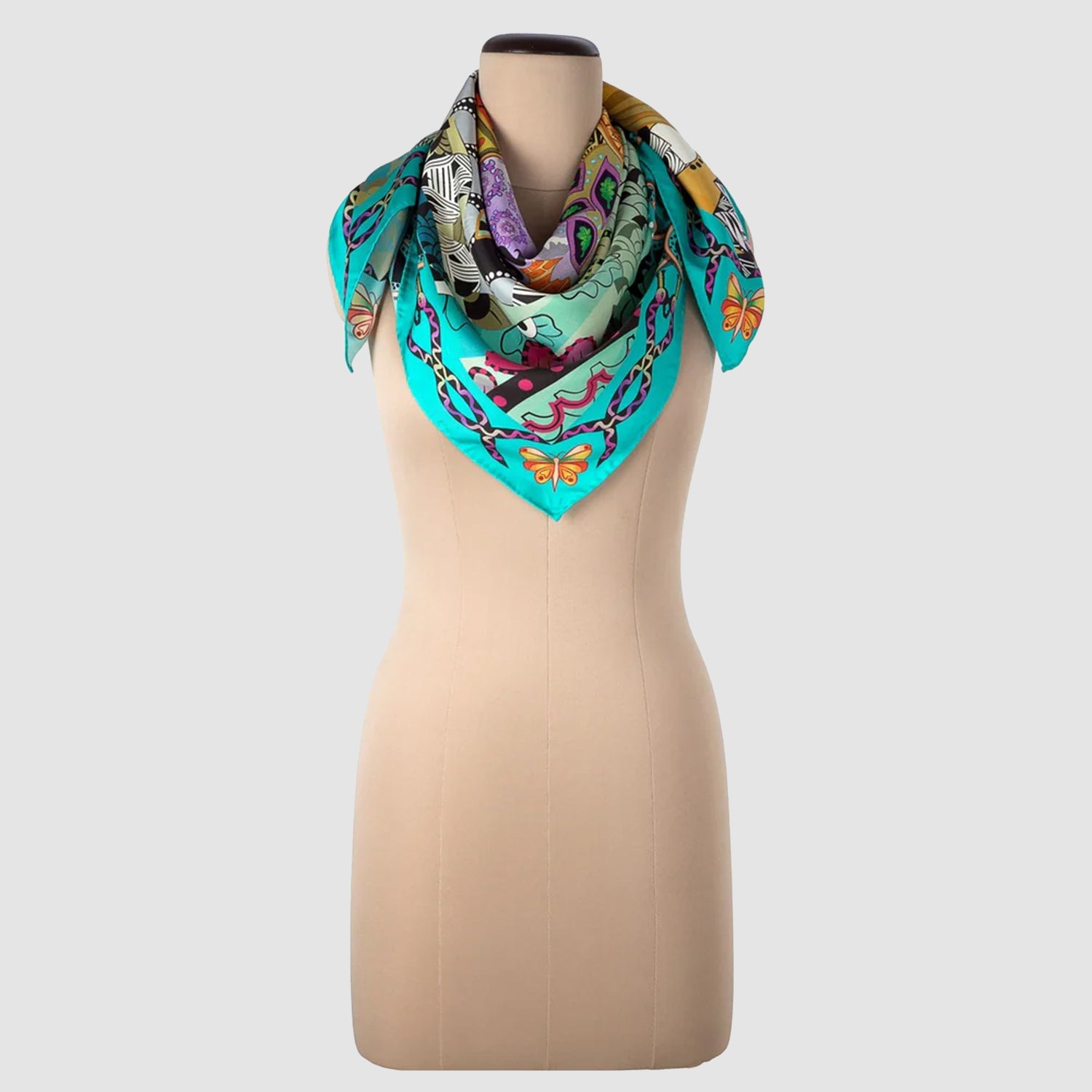 Amazing Ram Silk Square
