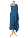 Doriya:Bayadere Stripes Jacquard Floral Unstitched Suit Set