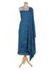 Doriya:Bayadere Stripes Jacquard Floral Unstitched Suit Set