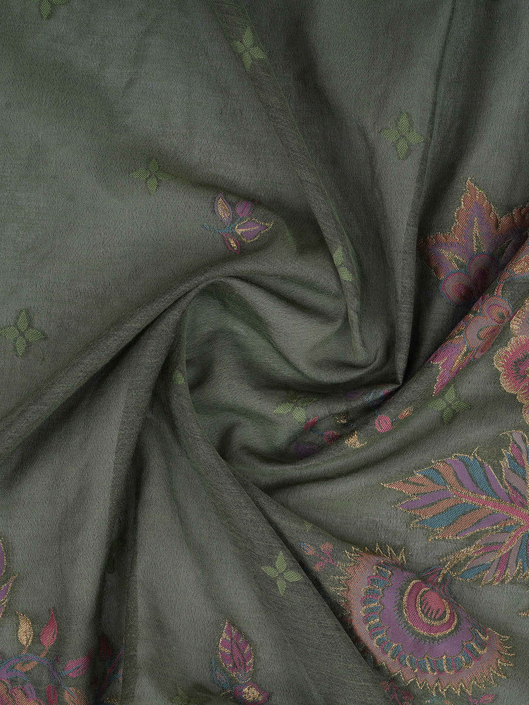 Vani:Liberty Floral  Jacquard Unstitched Suit Set