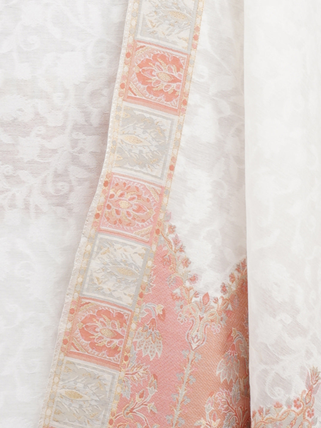 Vani:Sohvi Woven Design Unstitched Suit Set