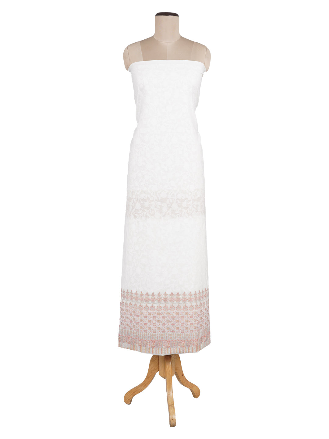 Vani:Sohvi Woven Design Unstitched Suit Set