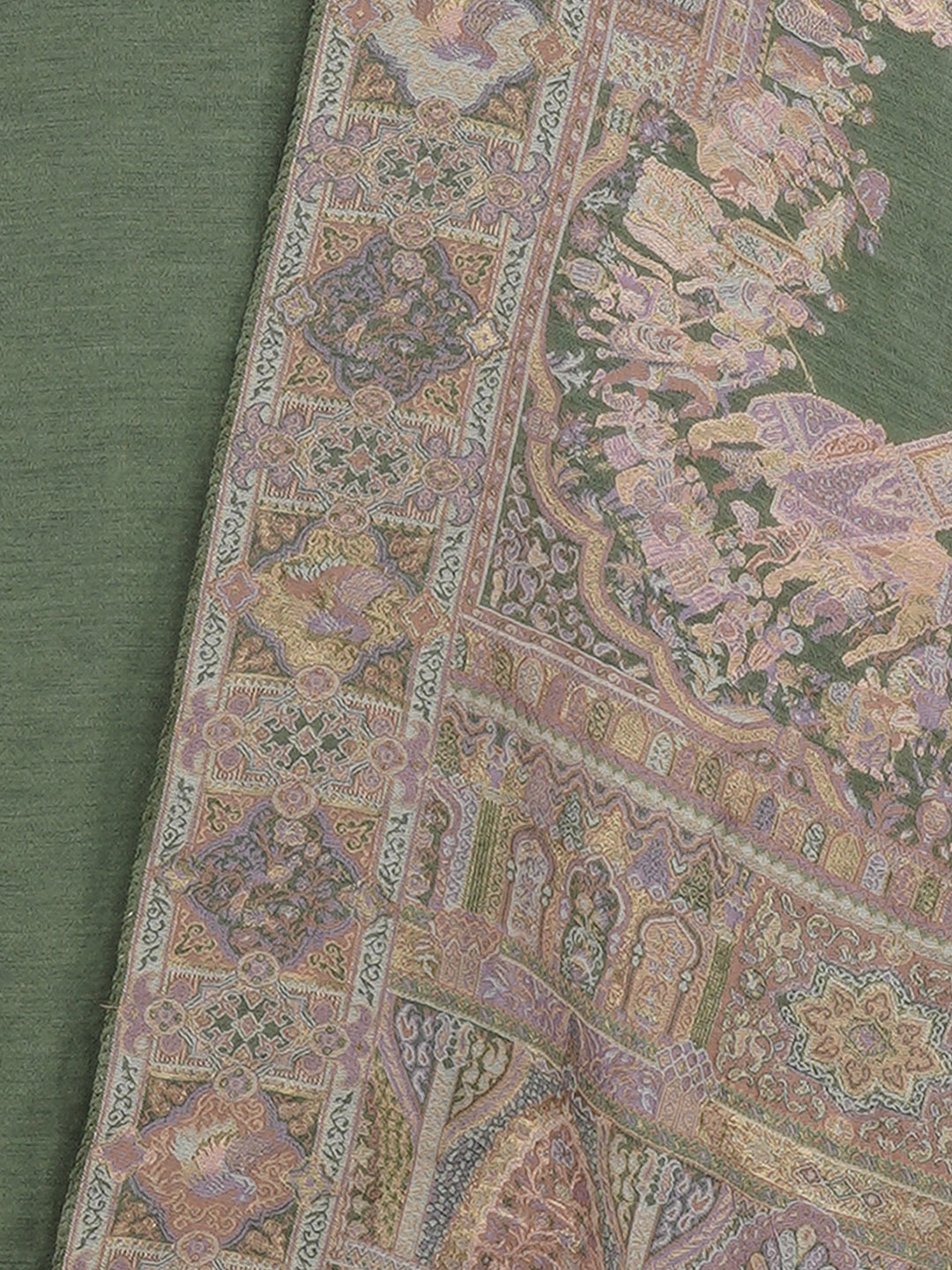 Vani:Zia Woven Design Geometric Unstitched Suit Set