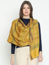 Golden Glow Women Dobby Shawl