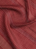 Mehr Stripped Maroon Wool Lurex Dobby Shawl