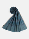 Diana Stripped Wool Lurex Dobby Shawl