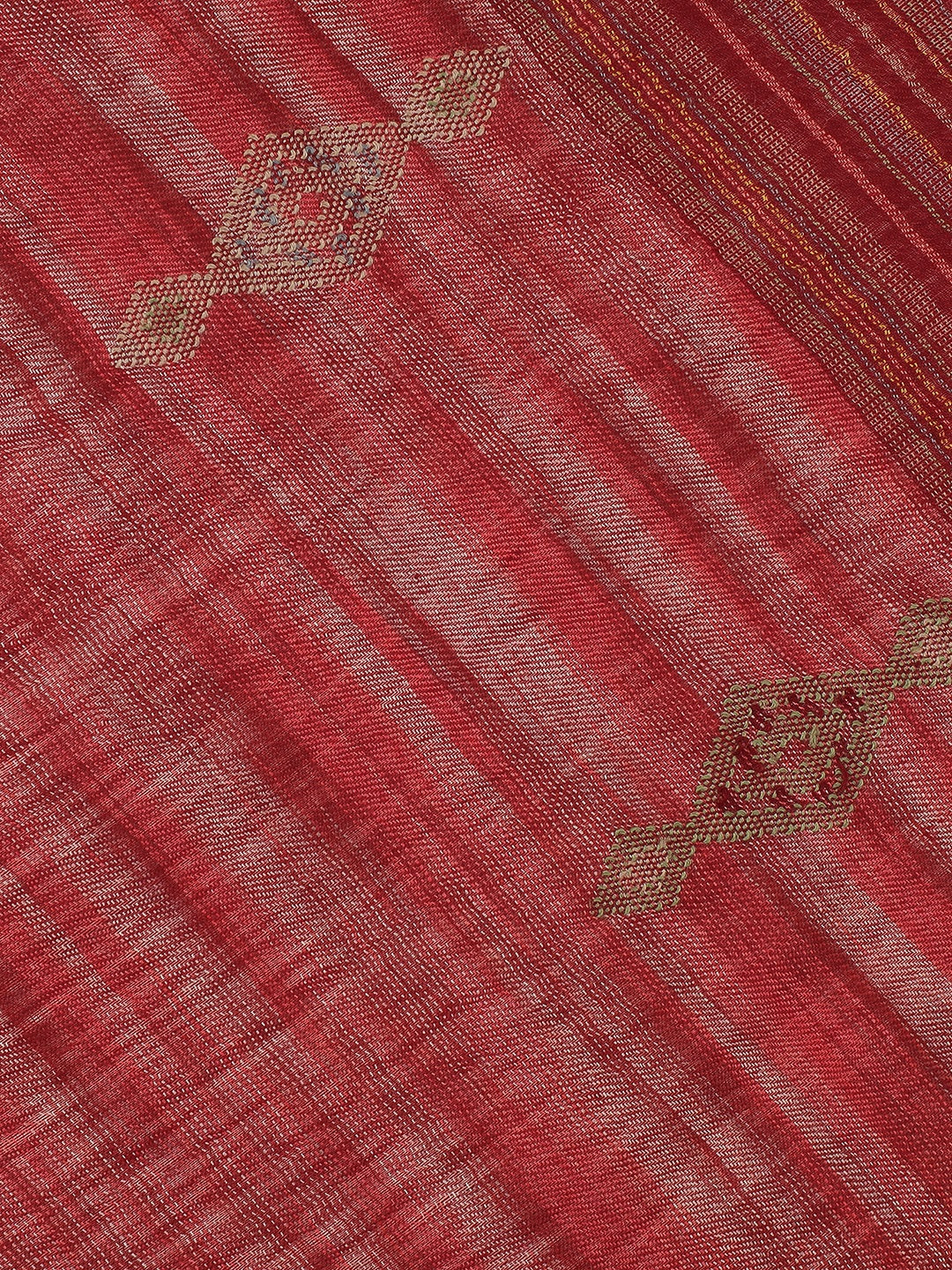 Meadow Mist-Handwoven Woolen Dobby Shawl
