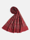 Sapphire Harmony Women Jacquard Shawl