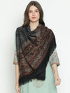 Enchanted Pattern Women Jacquard Shawl