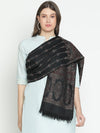 Majestic Weave Women Jacquard Shawl